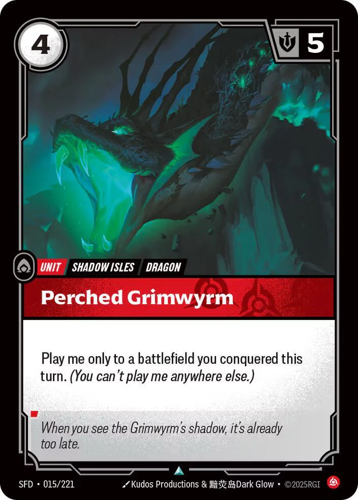 Perched Grimwyrm - Spiritforged (SFD)