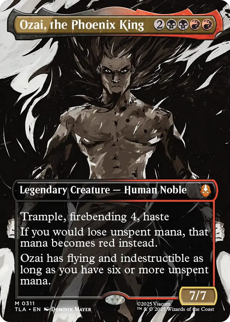 Ozai, the Phoenix King (0311) (Borderless) [Avatar: The Last Airbender]