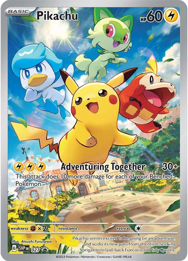 *SEALED* Pikachu (027) [Scarlet & Violet: Black Star Promos]