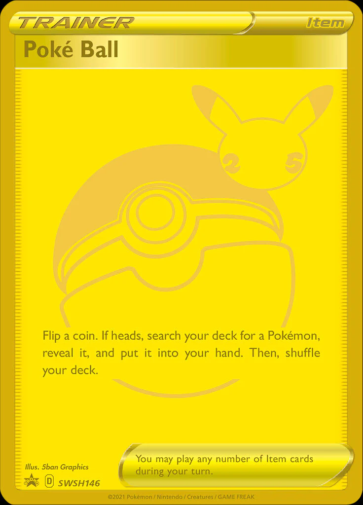 *SEALED* Poke Ball (SWSH146) (Celebrations) [Sword & Shield: Black Star Promos]