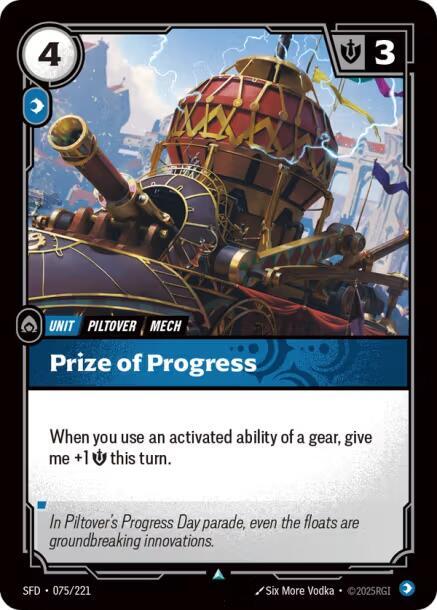 Prize of Progress - Spiritforged (SPF)