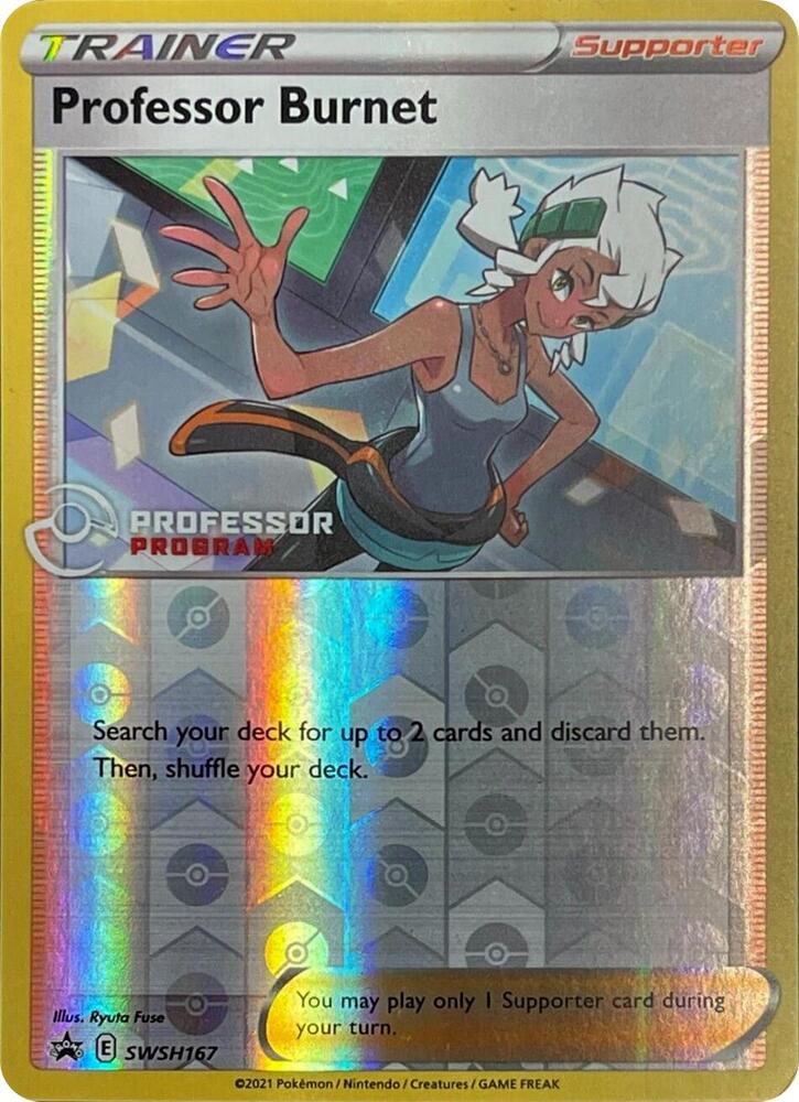 *SEALED SET of 2* Professor Burnet (SWSH167) (2021) [Professor Program Promos]
