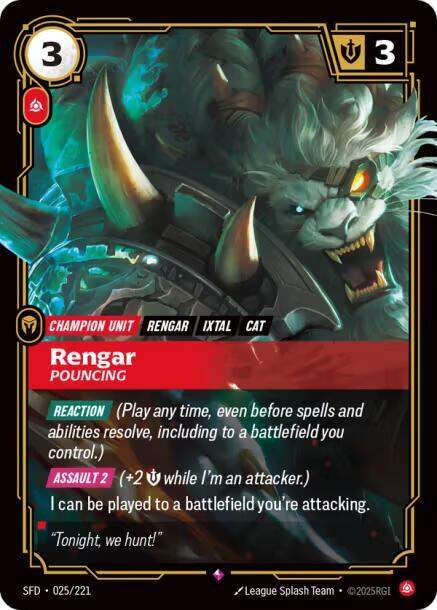 Rengar - Pouncing - Spiritforged (SPF)