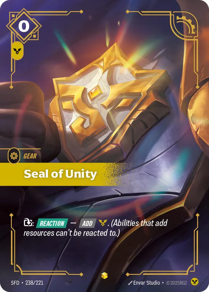 Seal of Unity (Overnumbered) - Spiritforged (SPF)
