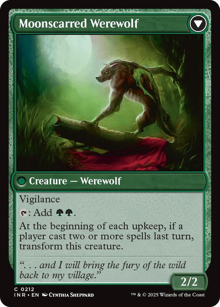 Scorned Villager // Scrounged Scythe [Innistrad Remastered] - Image 2