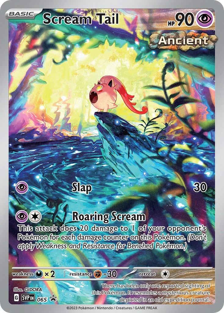 *SEALED* Scream Tail (065) [Scarlet & Violet: Black Star Promos]