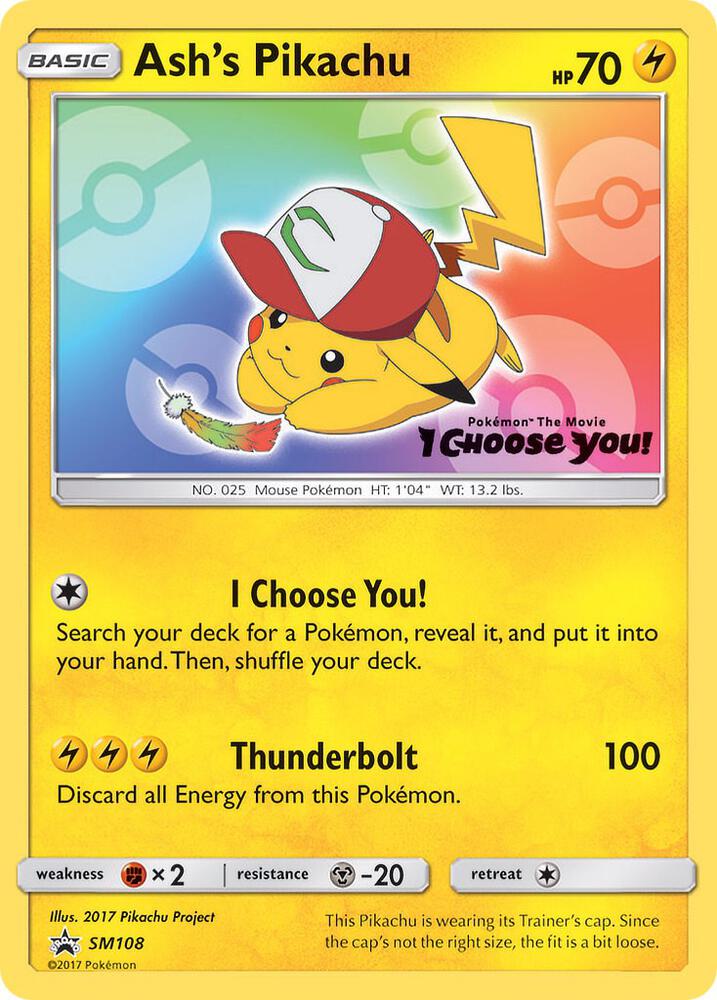 *SEALED* Ash's Pikachu - SM108 - SM Promos (SMP)