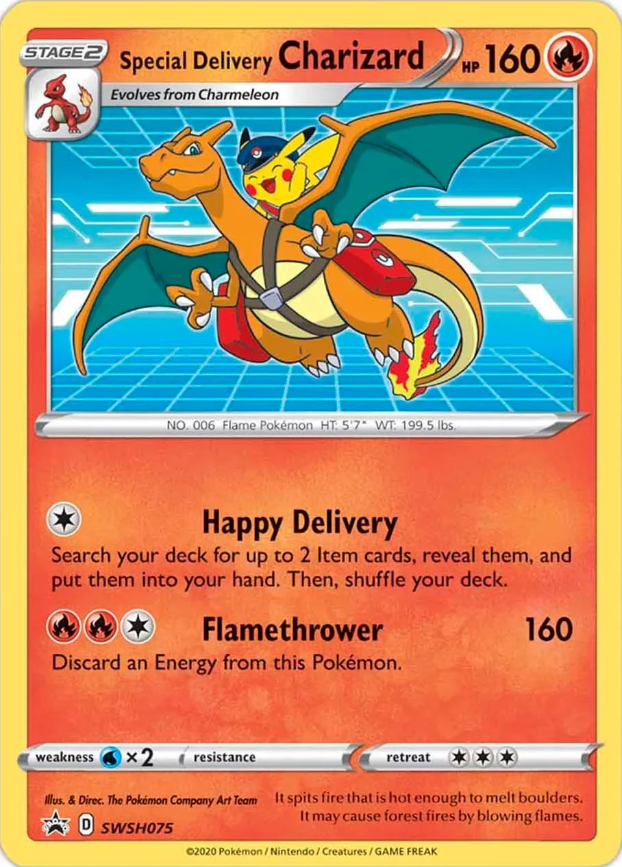 *SEALED* Special Delivery Charizard (SWSH075) [Sword & Shield: Black Star Promos]