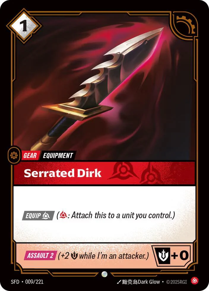 Serrated Dirk - Spiritforged (SPF)