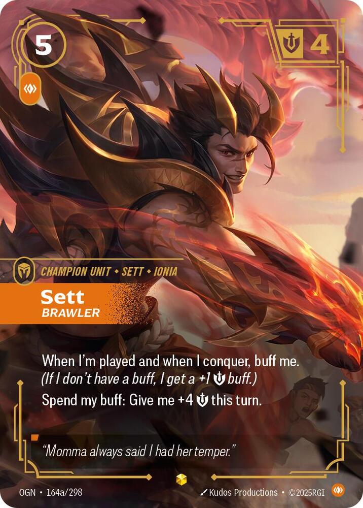 Sett - Brawler (Alternate Art) - Origins (OGN)