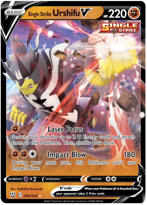 Single Strike Urshifu V (085/163) [Sword & Shield: Battle Styles]