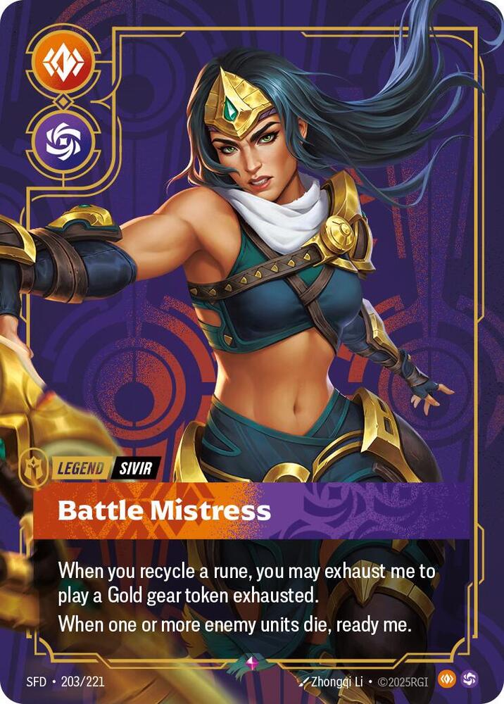 Sivir - Battle Mistress - Spiritforged (SPF)