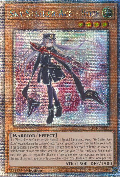 Sky Striker Ace - Roze [RA04-EN031] Quarter Century Secret Rare