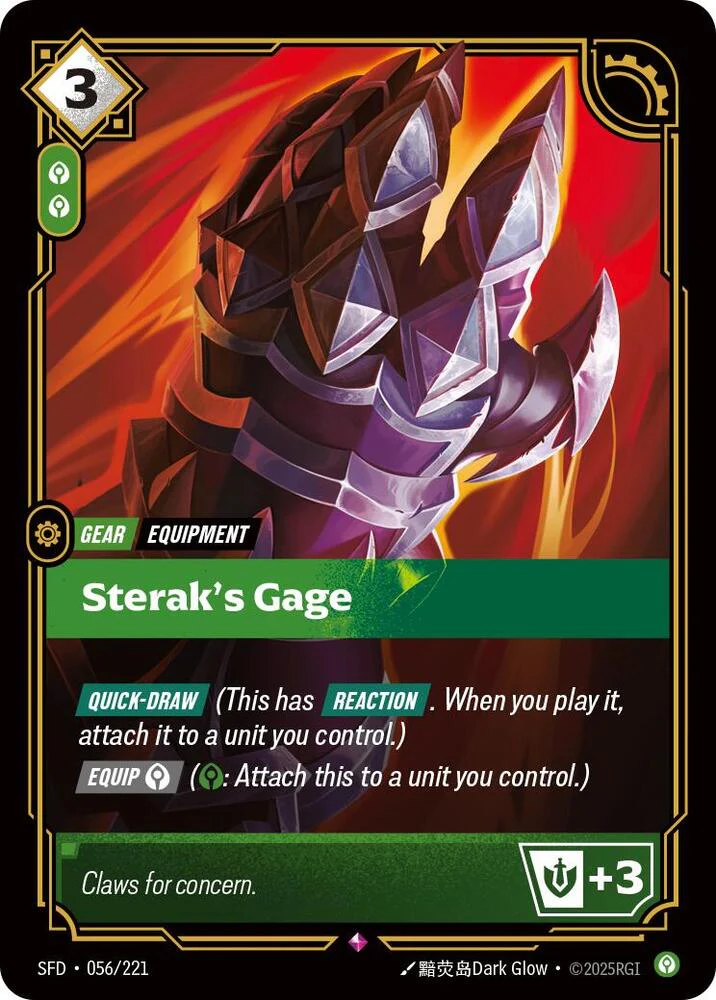 Sterak's Gage - Spiritforged (SPF)