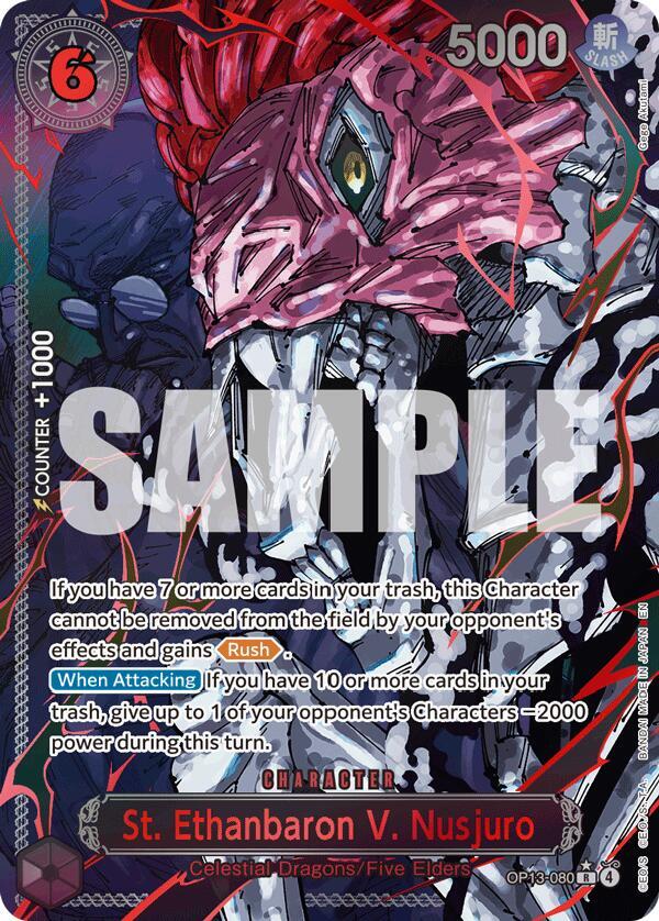 One Piece OP-13 Five Elders GOD PACK SET - Image 2