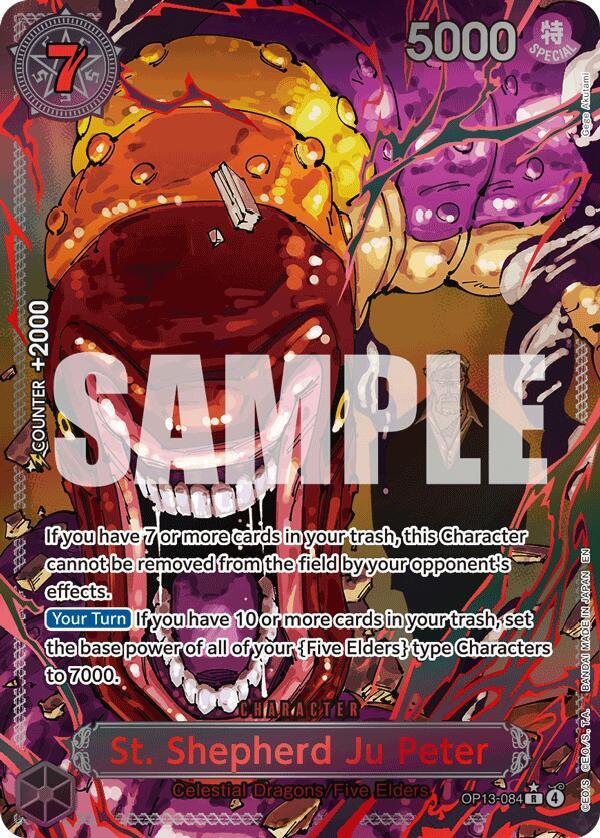 One Piece OP-13 Five Elders GOD PACK SET - Image 3