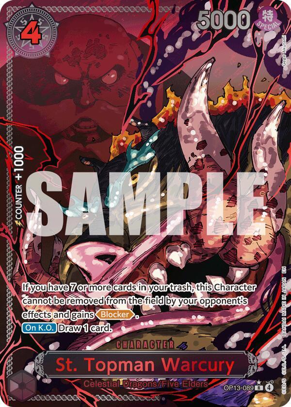 One Piece OP-13 Five Elders GOD PACK SET - Image 4