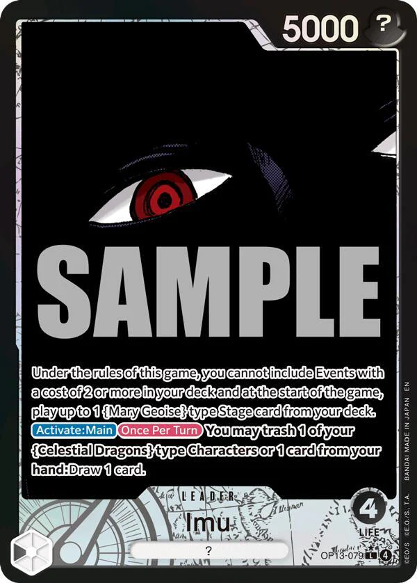 One Piece OP-13 Five Elders GOD PACK SET - Image 6