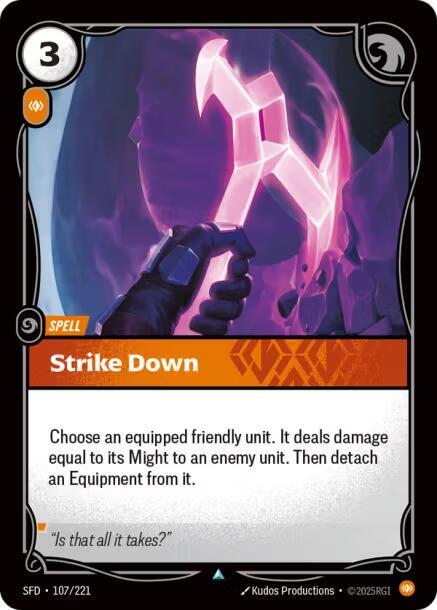 Strike Down - Spiritforged (SFD)