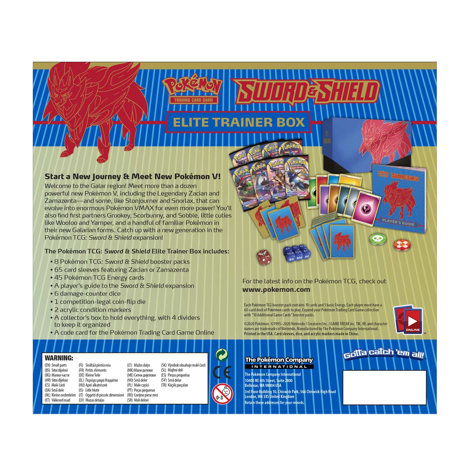 Sword & Shield - Elite Trainer Box (Zamazenta) - Image 2