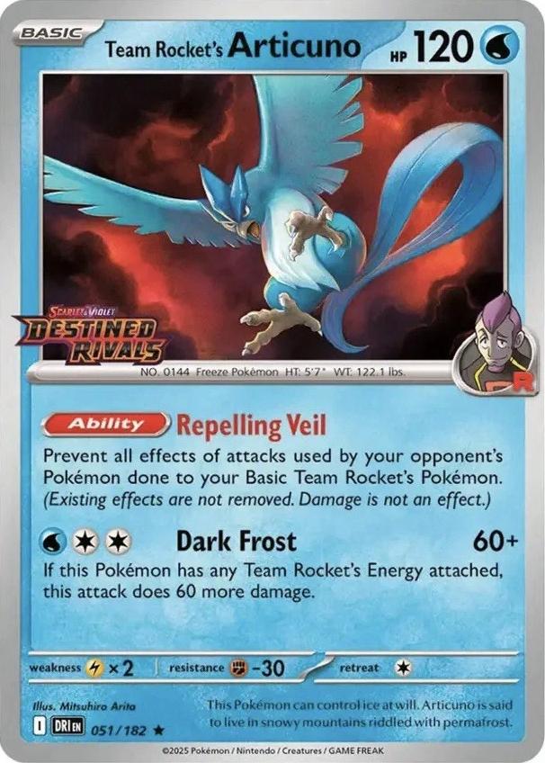 *SEALED* Team Rocket's Articuno (Destined Rivals Stamp) [Miscellaneous Cards]