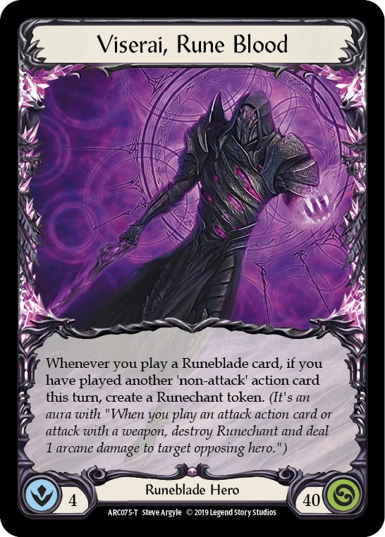 Teklo Plasma Pistol // Viserai, Rune Blood [ARC003 // ARC075] (Arcane Rising) - Image 2
