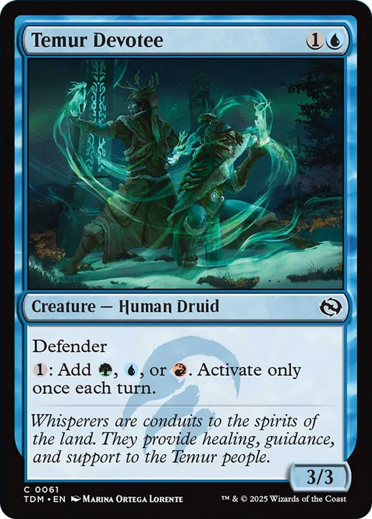 Temur Devotee [Tarkir: Dragonstorm]