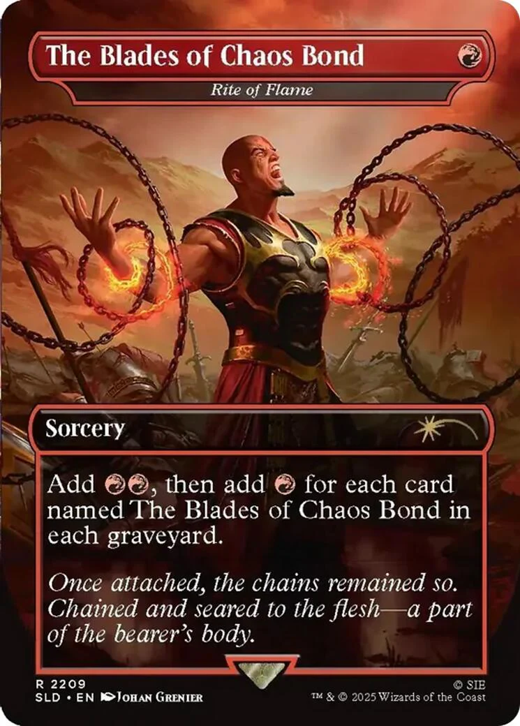 The Blades of Chaos Bond - Rite of Flame [Secret Lair Drop Series]
