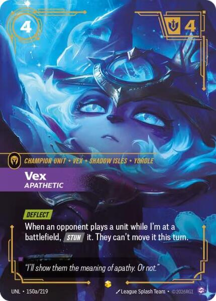 Vex - Apathetic (Alternate Art) - Unleashed (UNL)