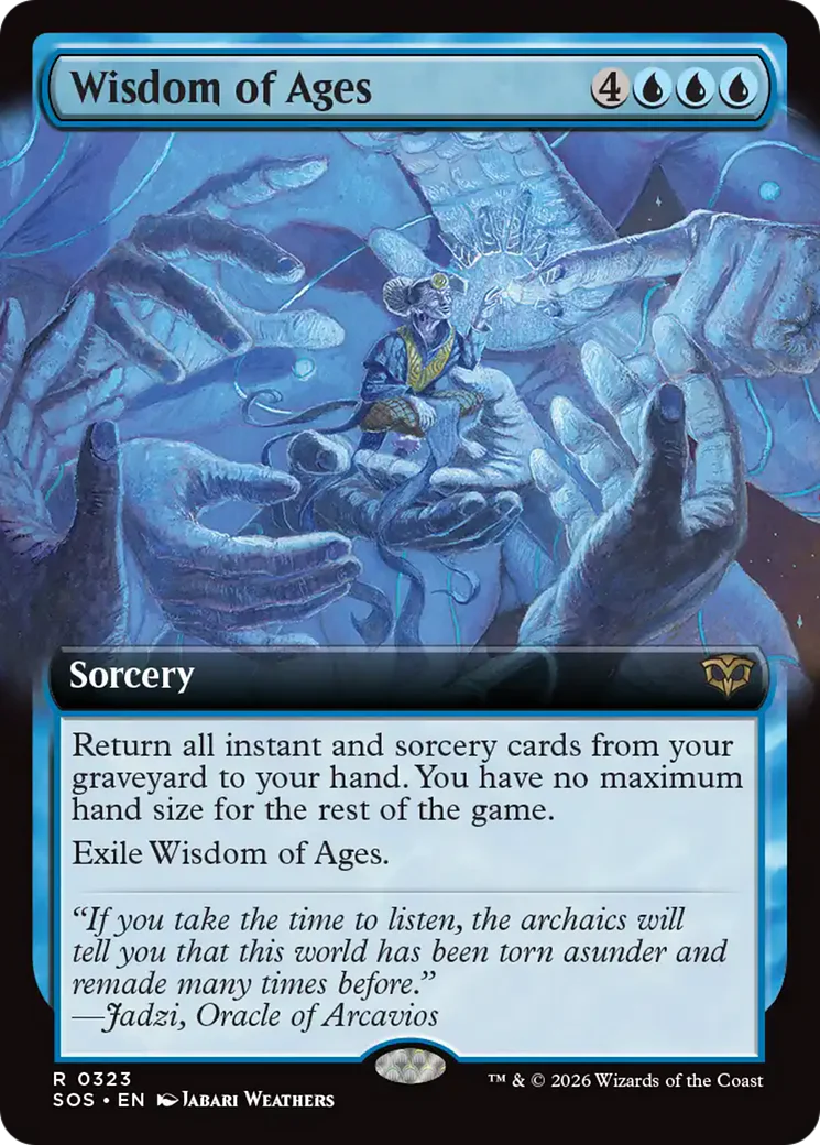 Wisdom of Ages (Extended Art) [Secrets of Strixhaven]