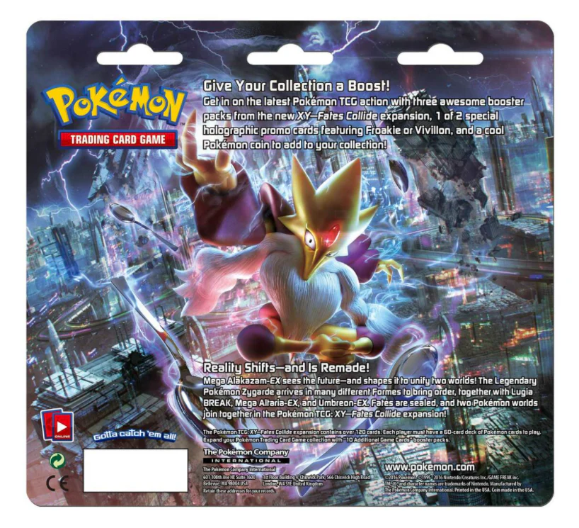 XY: Fates Collide - 3-Pack Blister (Froakie) - Image 2