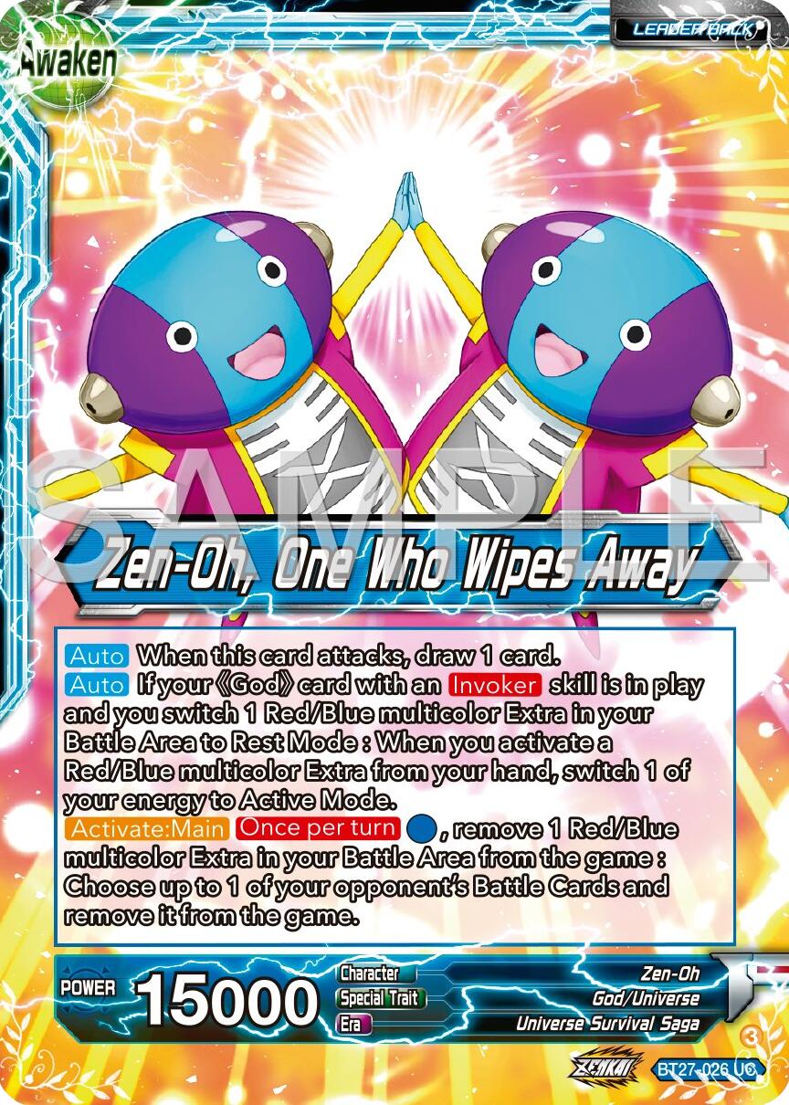 Zen-Oh // Zen-Oh, One Who Wipes Away (BT27-026) [History of Z] - Image 2